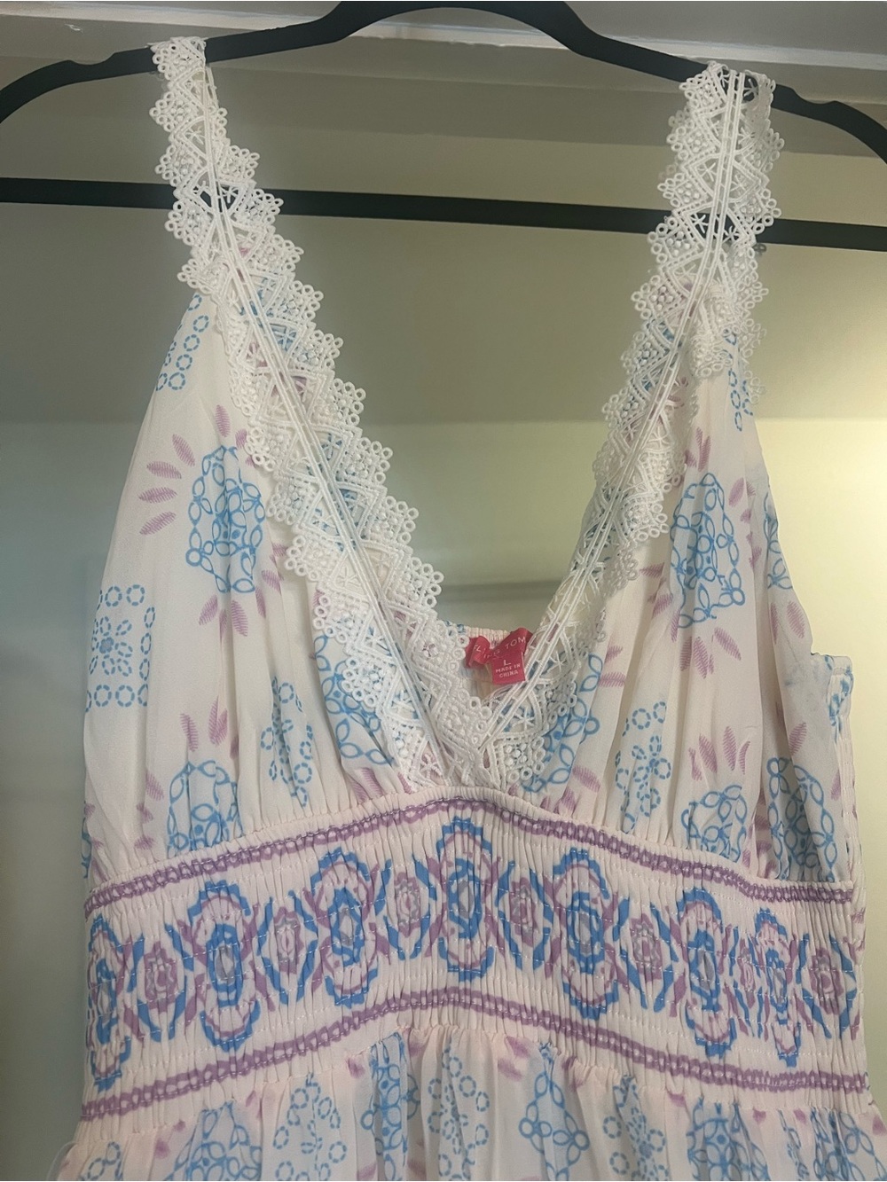 Flying Tomato White Print Maxi Dress - Picture 2 of 4